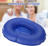 MOTOULAX 16123 Bedsore Chair Blue Cushion Professional Inflated Portable Chair Cushion Folding Back Cushion