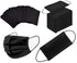 100PCS 3 NNPCBT Ply Black Disposable Face Mask Filter Protection Face Masks