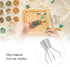 Stainless Steel 4-Claw Pick Up Tool, 4 Claws for Small Parts Pickup, Jewelry Making Accessory or Nails Clamping
