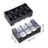uxcell Dual Rows 3 Positions 600V 45A Cable Barrier Block Terminal Strip TB-4503L