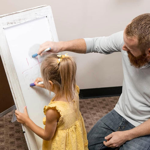 Magnetic Whiteboard Contact Paper - Adhesive Dry Erase Board for Magnet, Peel and Stick Wall Decal for Kids Classroom,