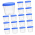 PRETYZOOM 30pcs Disposable Sputum Cups Lids Specimen Collection Cups for Pregnancy Tests