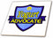 3dRose Yogurt Advocate Support Design 8 Inch Ceramic Tile