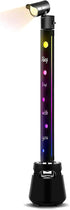 Smart LED Light Bars, Music Sync to Rhythm, 360 Rotating Head, Multi-Gradient