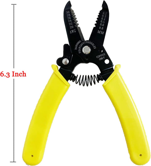 Professional Wire Stripper Wire Cutter Precision Multi-Function Tool for 20-30 AWG Solid & Stranded Wire