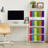 Evelots Magazine File Holder - Set of 24 Multi Color - Sturdy Cardboard Office Desk Organizer - Easy Assemble, Full 4