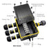 IP68 Waterproof Junction Box, 4-Way Outdoor Cable Connectors with 4 Cable M25 Gland Wire Connector Electrical Junction Box for 4-14 mm Diameter Cable, Black