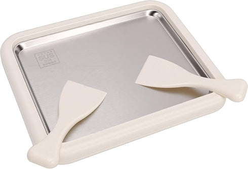2 Frozen Zerodis Rolled Ice Cream Maker Ice Cream Machines Freeze Plate with Scrapers Ideal for Making Rolled Soft