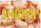JHall Graphics Shrimp #1 Indoor Store Sign Vinyl Decal Sticker 8"