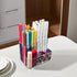 Clear Acrylic Pen Holder with 3 Compartments, Desk Organizers and Accessories