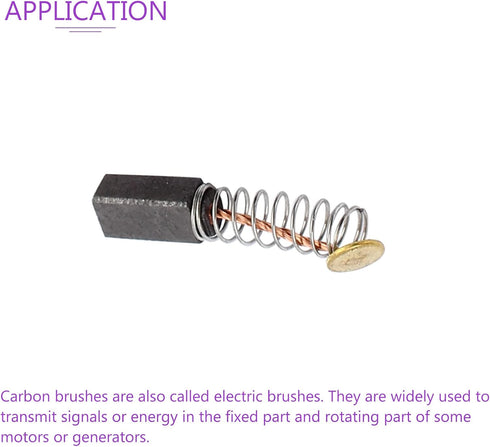 DMiotech 5 Pack 10mmx5mmx4mm Carbon Brushes for Electric Motor