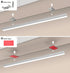 10 Inch 3 Dimmable 4000K Counter Leetdud Hand Wave Under Cabinet LED Lighting Plug in, Pcs Linkable Ultra Thin Aluminum