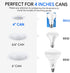 BR20 Bulb R20 Dimmable 2700K 45W 6.5W, Bulbs, E26 500 Bulbs, (Pack 10) Energetic LED Soft White Equivalent to Recessed