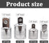 4PCS Sliver Socket Adapter Set,1/4" x 3/8", 3/8" x 1/4", 3/8" x 1/2", 1/2" x 3/8" Square Ratchet Socket Adapter/Reducer Converter Sets Kit For Car and Construction Work K-009 by Dianrui