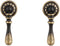 PILYON Drawer Knob 2Pack Drawer Handle Black Hanging Cabinet Bedside Table Solid Single