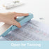 Deli Desktop Stapler, 2 Pack, 25 Sheet Capacity, Includes 2000 Staples and 2 Staple Removers, Blue