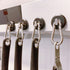 Magnetic Hooks 100lbs, Black Magnet Hooks with Swiveling Carabiner for Hanging, Strong Neodymium Magnet