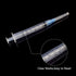 3ml 23Ga 1Inch Wrapped,Pack 100 disposable Syringes with Needle for Industrial and Laboratory, Individually