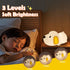 7 3 S NMT Cute Dog Silicone Night Light for Kids Room, Colors Changing Nursery Sleeping Lamp, Level Brightness Beside