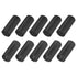 MECCANIXITY 15Pcs Heat Shrink End Cap, 15mm ID x 45mm L, Black Waterproof Adhesive for Electrical Wire Cable