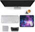 Auhoahsil Mouse Pad, Square Outer Space Mousepad Anti-Slip Rubber Mat with Durable Stitched Edge for Office Gaming,