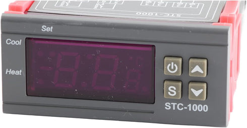 All Purpose Digital Temperature Controller, Thermostat for Cooling and Heating, NTC Sensor for Homebrewing Brew