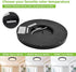 12 Inch 24W 3000K/4000K/5000K, Closet hykolity Selectable CCT LED Round Flat Panel Light, Edge-Lit Flush Mount Ceiling