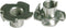 Desunia 1/4inches-20 T Nuts - 4 Prongs - Zinc Plated - 50 pcs. for Cabinetry, Rock Climbing Walls, Woodworking, etc. -
