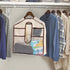 Hanger Diversion Safe, Hanging Closet Safe with Dual-Sided Pocket for Hiding Valuables at Home or Travel