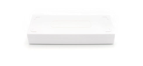 Heathrow Scientific HD15996C White Cork Lined 50 Place Microscope Slide Box, 8.3" Length x 3.38" Width x 1.25" Height