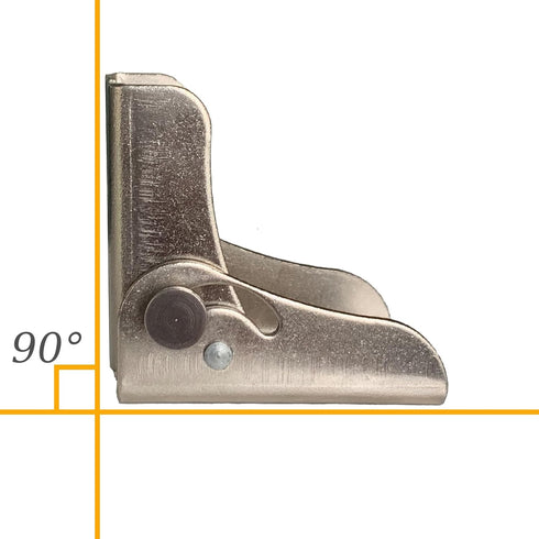 YIDELAI 1 90 Locking Hinge Pair Multifunctional Degree Automatic Locking Folding Bracket Suitable for Folding Furniture