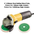 Keadic 10-Piece Wool Felt Disc Polishing Buffing Wheel Pad, 100mm Bore Dia