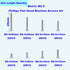 M2.5 Stainless Steel Phillips Flat Head Machine Screws Assortment Kit