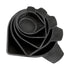 Weighing Pan Narrow Spout Plastic Scale Tray Set, 5 Sizes Black for Weighing Liquid Powder, etc. Lab Equipment