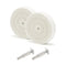 SCOTTCHEN Buffing Polishing Wheel 3" Fine Cotton (50 Ply) with 1/4" Arbor for Drill - 2-Pack