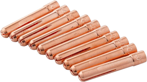 TIG Collet 13N24 (1/8"&3.2mm) for 9, 20 & 25 Series Welding Torch, 10Pcs