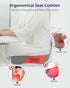 Navenwelle Tailbone Seat Cushion, Extra Large Memory Foam Office Chair Cushion, Ergonomic Pressure Relief Car Seat Pad