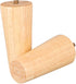 NUOBESTY 4pcs Solid Wood Furniture Legs Natural Tapered Replacement Sofa Table Cabinet
