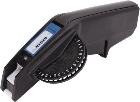 Manual Label Printer, Clear Number Letter Embossing Label Maker, Durable One Hand Operation