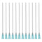 uxcell 20 Pcs 15G Plastic Dispensing Needles with Luer Lock, 4" Steel Needle Tube for Liquid Glue Gun