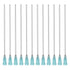 uxcell 20 Pcs 15G Plastic Dispensing Needles with Luer Lock, 4" Steel Needle Tube for Liquid Glue Gun