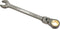 WORKPRO 14 mm Flex-Head Ratcheting Combination Wrench, 72-Teeth, Cr-V Constructed with Nickel Plating