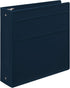 Carstens 3-Inch Heavy Duty 3-Ring Binder - Navy Blue, Durable Plastic, Waterproof Cover, Holds 400 Sheets