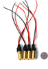 650nm Red Light Laser Module Industrial Adjustable Focal Length (6mm-Cross-4packs)