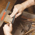 Polishing Sandpaper Kit, 2pcs Manual Sanding Tool, Plastic Stick Sand Paper Roll for Wood Finishing