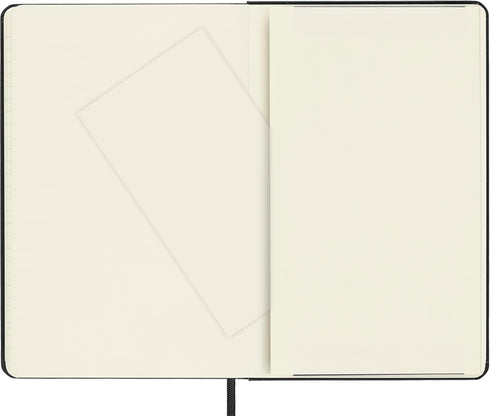 Moleskine Classic Notebook, Hard Cover, Medium (4.5" x 7") Ruled/Lined, Black, 208 Pages