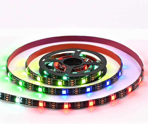 G GEEKEEP 85 6.6ft Battery Powered Led Strip Lights Waterproof, Modes Chasing Multi Color USB led light strip Outdoor
