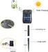 YITING 10 Strands 200 LEDs Solar Powered Twinkle Firefly Bunch Lights, 8 Modes Fairy String Lights for Outdoor