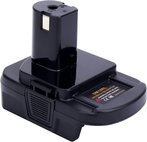Biswaye Adapter for Dewalt 20V Battery to Replacement for Ryobi 18V One+ Battery, Compatible with Milwaukee M18 Battery