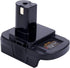 Biswaye Adapter for Dewalt 20V Battery to Replacement for Ryobi 18V One+ Battery, Compatible with Milwaukee M18 Battery